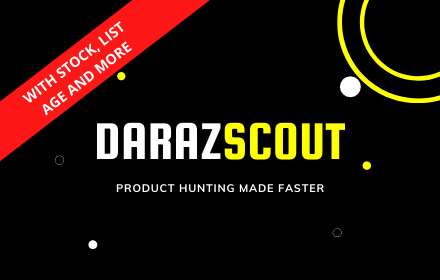 DarazScout - Daraz Product Hunting Extentsion chrome extension