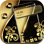 Gold Black Launcher Theme Apk