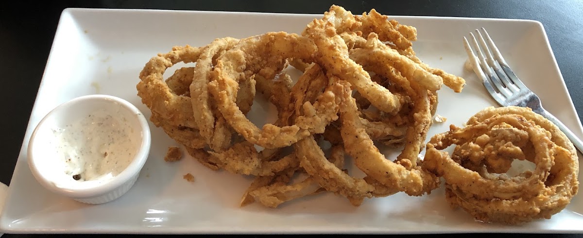 Gluten-Free Onion Rings at Wilder Wood