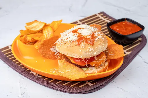 Super Crispy Nachos Burger