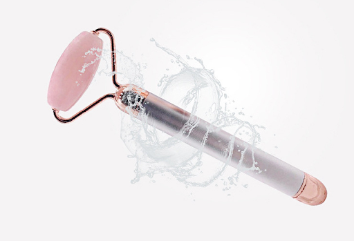 Title 4, One jade roller beauty stick for dual use, mass...