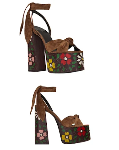 Letnje peep toe platform sandale sa - 3