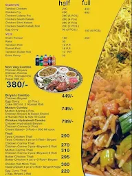 Edit Hyderabai Biryani menu 1