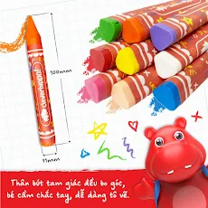 Bộ Bút Sáp Màu Colorful - 16 màu