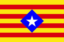 Estelada romboidal (versión primitiva de la estelada azul)