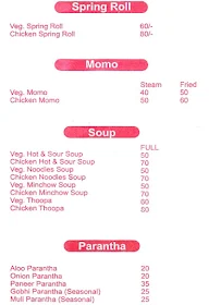 Thapa Chinese Food menu 3