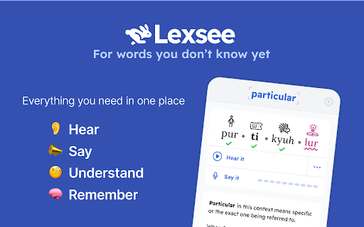 Lexsee - Dyslexia Reading Companion