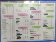 Giani's Ice Cream menu 1