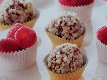 Raspberry Fudge Balls