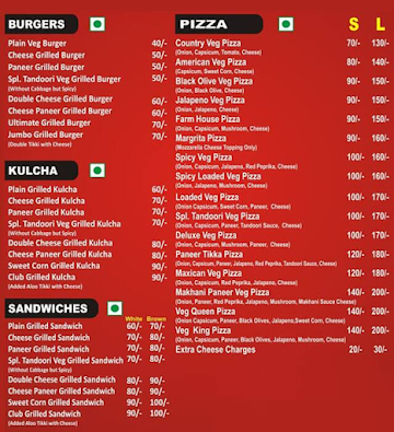 Gaurav Grills menu 