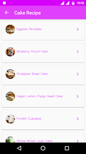 Cake Recipes in English - náhled