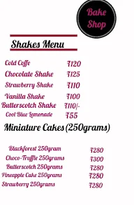 Bake Shop menu 3