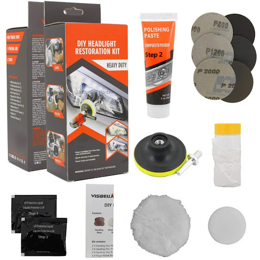 Title 5, Headlight Light Repair Tool restores clarity an...