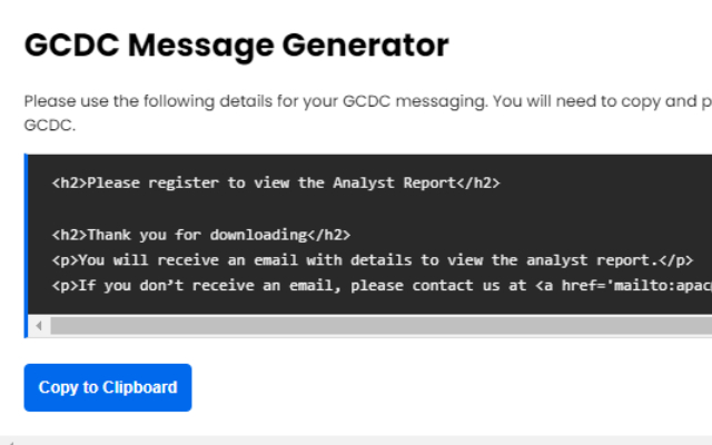 GCDC Message Creator Preview image 0