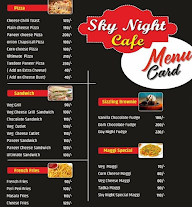 Sky Night Cafe menu 3