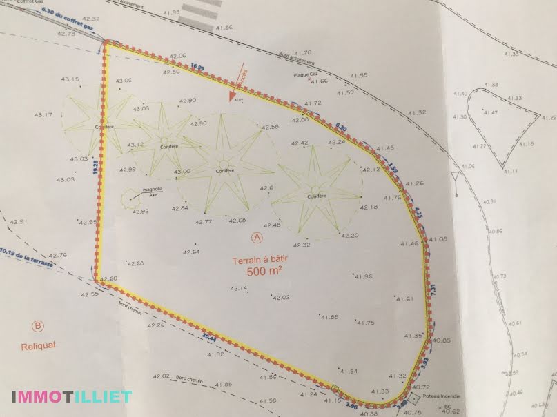 Vente terrain  500 m² à Kervignac (56700), 110 000 €