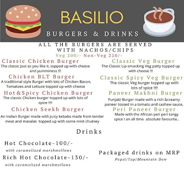 Basilia menu 