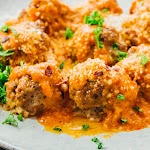 Baked Keto Meatballs was pinched from <a href="https://www.savorytooth.com/meatballs/" target="_blank" rel="noopener">www.savorytooth.com.</a>