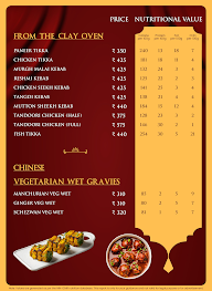 Hotel Sitara Grand menu 5