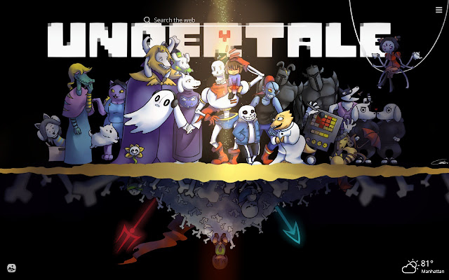 Undertale Hd Wallpaper New Tab Theme