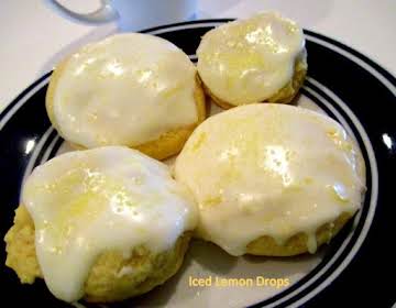 ~ Iced Lemon Drop Cookies ~