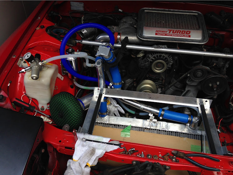 RX-7のVマウント・DIY・気合いに関するカスタム事例の投稿画像2枚目