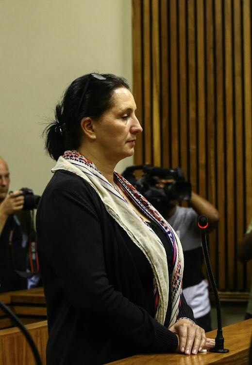 Convicted racist Vicki Momberg has just lost another defence team after a falling out in the Johannesburg High Court on Tuesday June 11 2019. File photo.