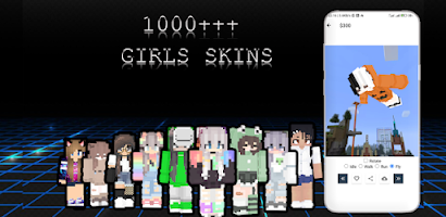 Cute Girls Skins for Minecraft PE::Appstore for Android