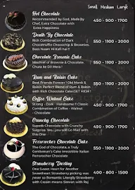 The Cake Factory menu 1