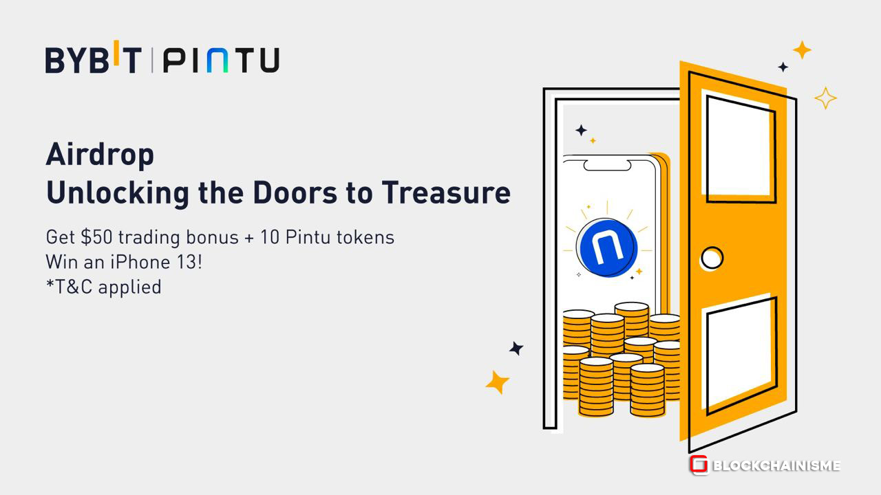 Bybit Bagikan Token Pintu (PTU) dan iPhone 13 Gratis