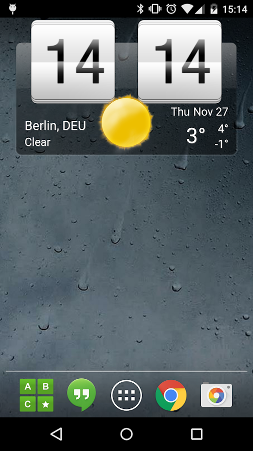    Sense Flip Clock & Weather Pro- screenshot  