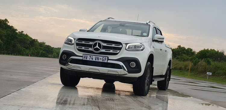 The V6 Mercedes X350d is nearly R1m.