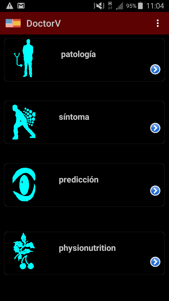 Android application DoctorV4me screenshort
