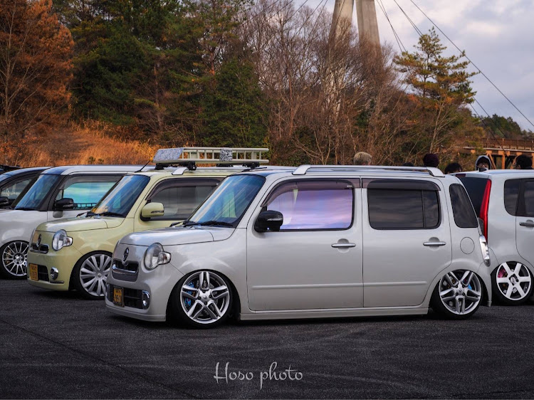 ミラココアの今年最後のミーティング・キングオブストリート・＃シャコタン商会・軽自動車ﾐｰﾃｨﾝｸﾞ・ガールズオーナー募集に関するカスタム事例の投稿画像2枚目