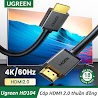 Cáp Hdmi 1.4 Cao Cấp Hỗ Trợ Ethernet + 4K 2K Hdmi 1M - 5M Ugreen Hd104 Chính Hãng