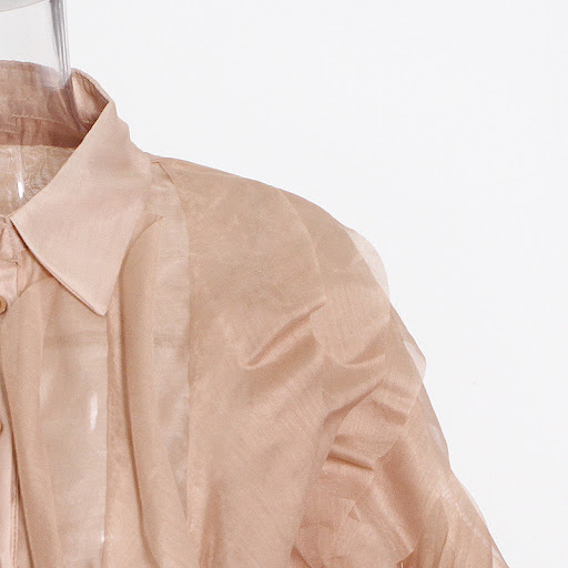 Title 9, Loose casual solid color shirt with irregular s...