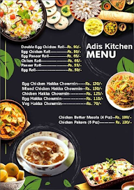 Adis Kitchen menu 1