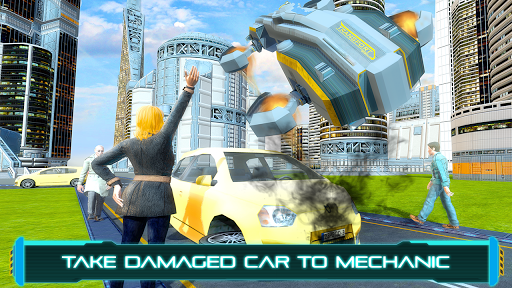 Tourist Futuristic Flying Car (Unlocked)