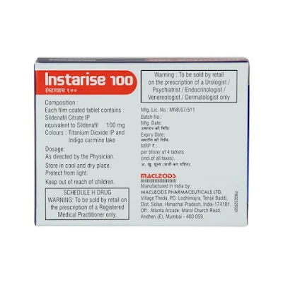 Instarise-100Mg Tablet 4'S