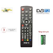 Điều Khiển Dvb - T2 Loại Tốt Thay Thế Điều Khiển Zin Theo Máy - Tặng Kèm Pin Chính Hãng - Remote Dvb - T2