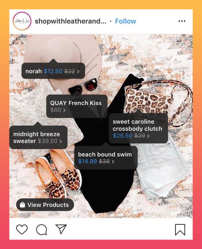 Instagram product tags 