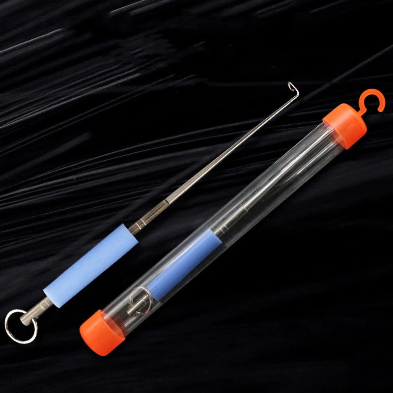 Hameçon de pêche à découplage de style japonais pour la pêche à l'aveugle. Accessoires pour une capture et une libération faciles et efficaces.