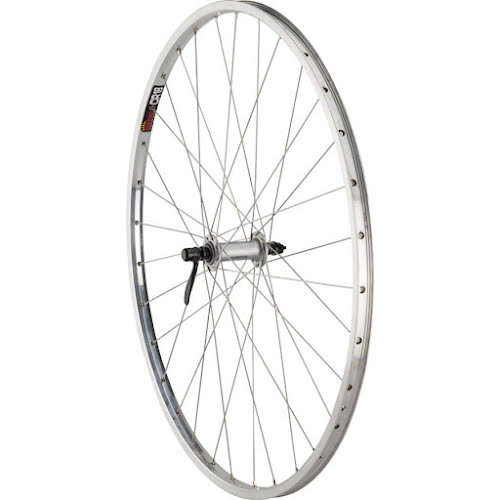 Quality Wheels CR-18 Front Wheel - 27" - QR x 100mm - Rim Brake - Polished/Silver - Clincher