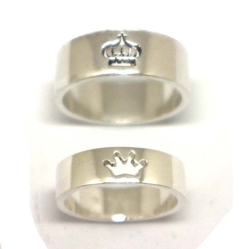 Title 2, Stainless Steel Crown Ring Fashion Jewelry for ...