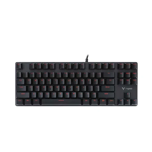 Bàn phím cơ gaming có dây Rapoo Brown switchV500 Alloy màu đen (30902V5017A2420)