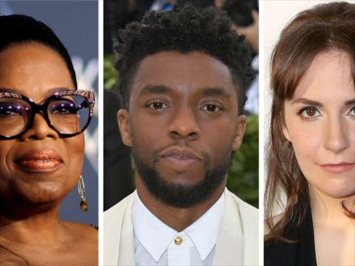 Oprah Winfrey (l), Chadwick Boseman (c), Lena Dunham (r) are among the stars who signed the open letter. /AGENCIES