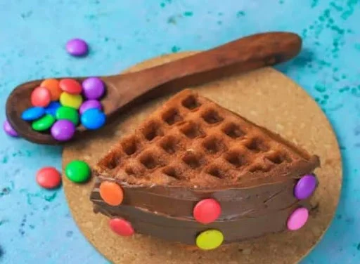 Double Chocolate Waffle Cake