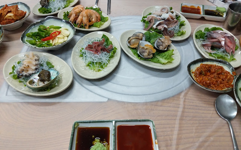 학암포 바다회수산