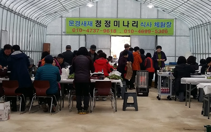 문경미나리 시식 체험 판매장