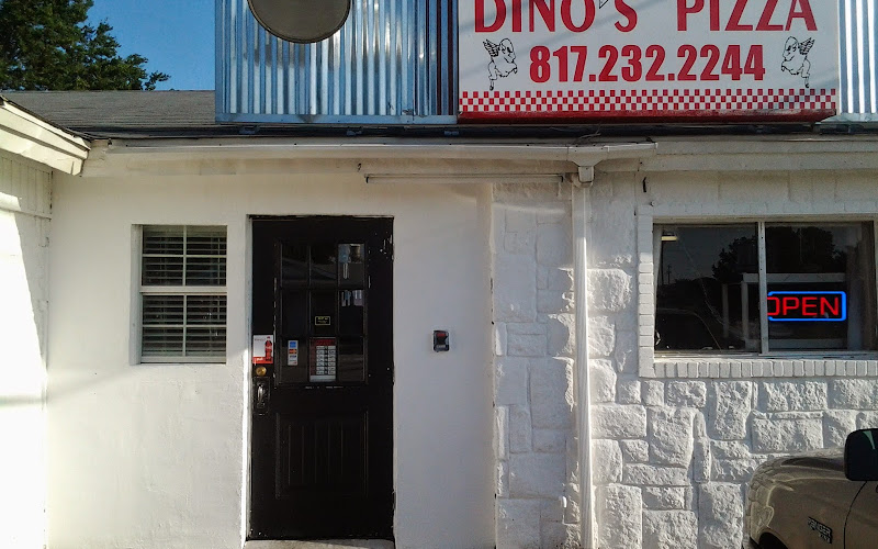 Dino's Pizza In Blue Mound TX - Carry Out Menu - Please call for deliveries.